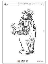 Mühendis boyama sayfaları